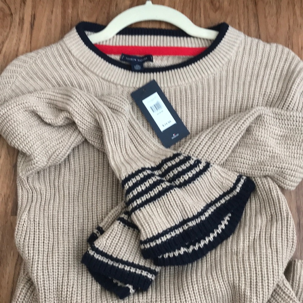 NWT Tommy Hilfiger Bell Sleeved Sweater